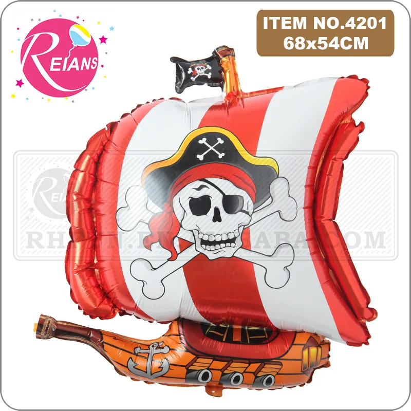 

Anime One piece cartoon Irregular Corsair Balloon Sea Rover Balloon Pirate Ship Balloon Foil Balloon for Party Layout Decoration