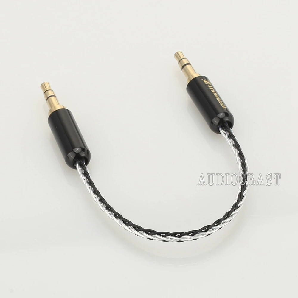 Бесплатная доставка посеребренный стерео аудио hi-fi аудиокабель 3 5 мм папа-3 папа