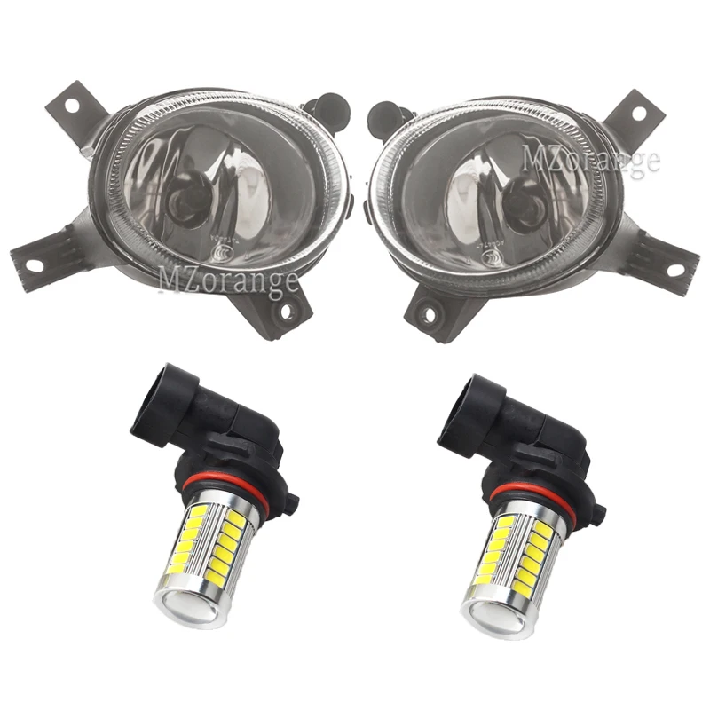 LED Для Audi A4 B7 Avant противотуманный светильник головной светильник s галогенный противотуманный светильник 2005-2008 светодиодный противотуманный светильник s Противотуманные фары противотуманный светильник DRL противотуманный светильник s foglamp - Цвет: LED