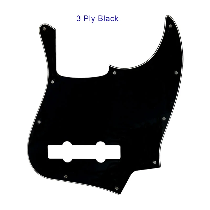 Pleroo заказное качество Pickguard для США 10 отверстий 5 струн джазовый бас гитара с