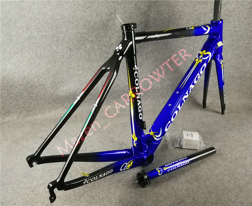 CARROWTER T1000 3K темно-синий-черный Colnago C60 карбоновая рама для дорожного велосипеда с BB386 XS/S/M/L/XL на выбор