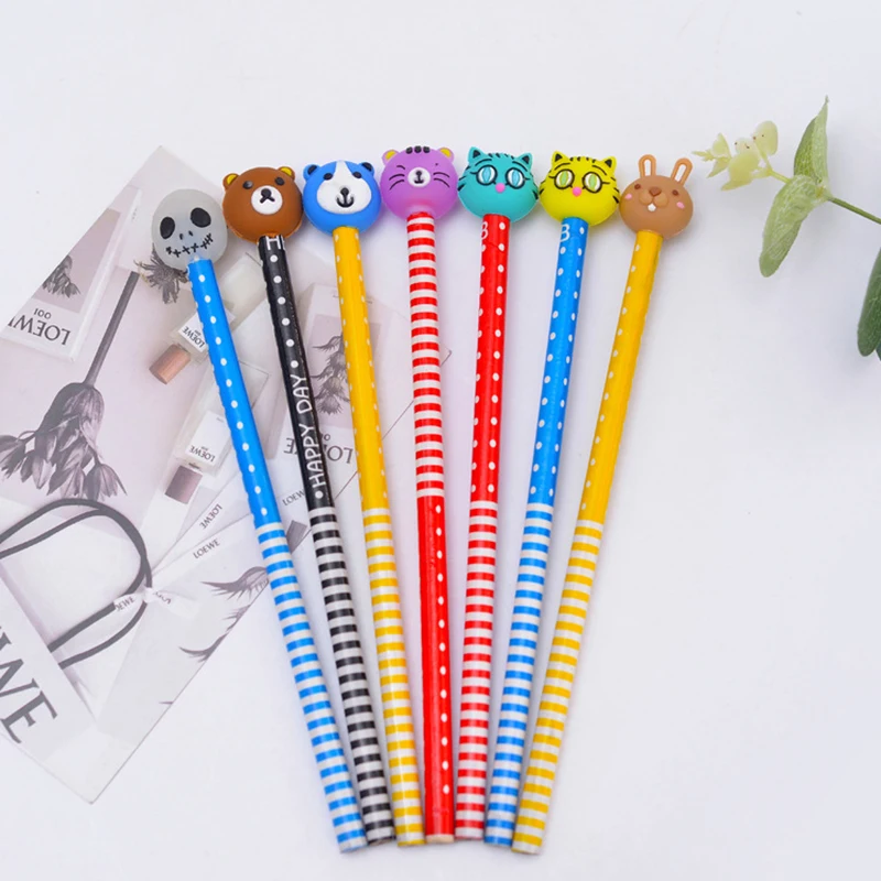 15 шт./лот Мультяшные Милые Животные медведь Кот кролик присоска игрушки ПВХ