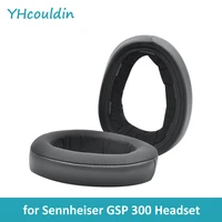 yhcouldin replacement ear pads suitable for sennheiser gsp 300 gaming headset ear cushions cover gsp300 headphones earpads black