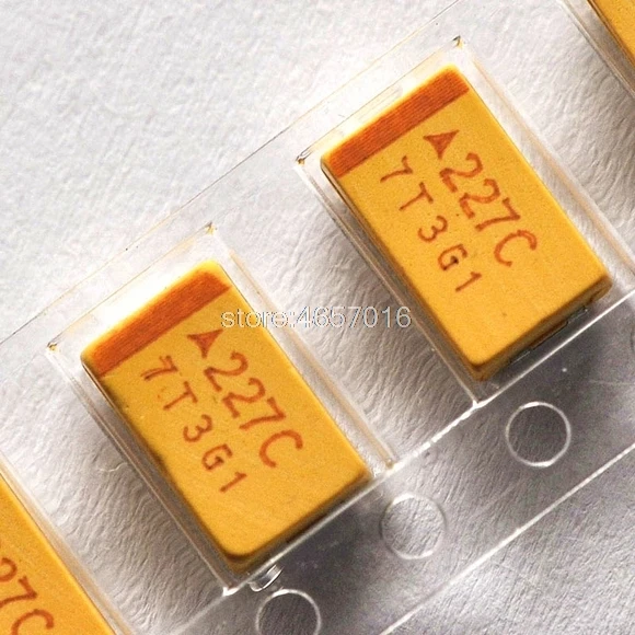 

FREE SHIPPING 100PCS 7343D 10V 220UF 227A D-type SMD Chip Tantalum Capacitor