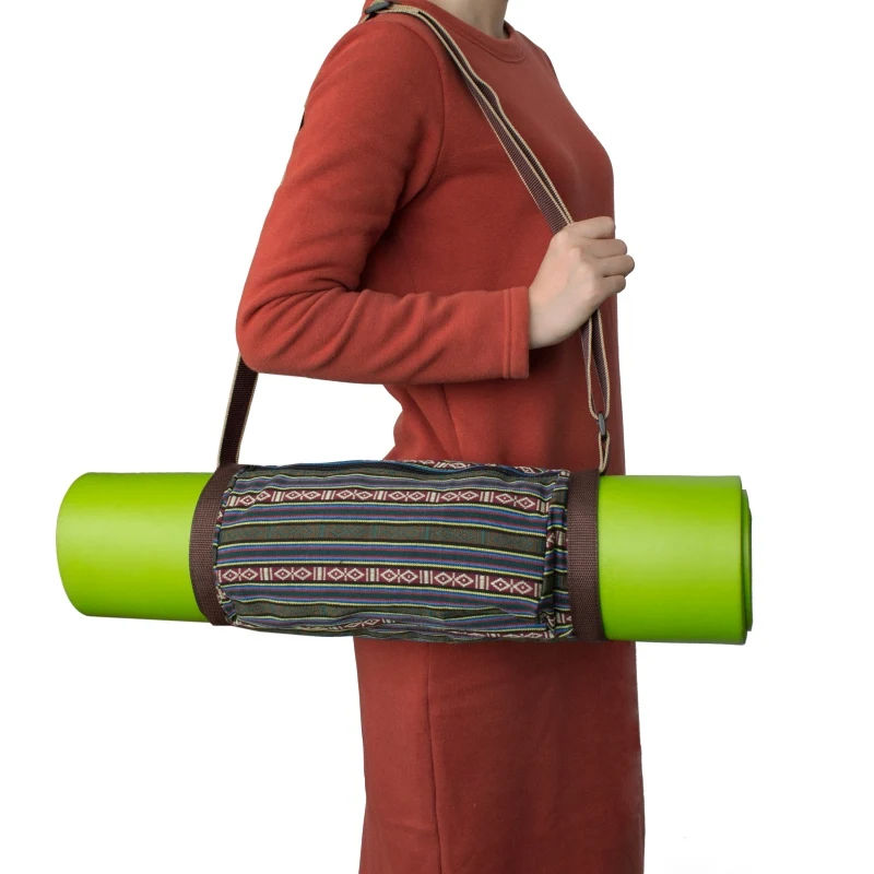 Переносной Мат для йоги сумка переноски на чехол Водонепроницаемый регулируемый