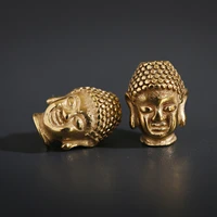stainless steel beads double faced buddha charms hole 2mm for beaded bracelet making spacer metal bead accessories