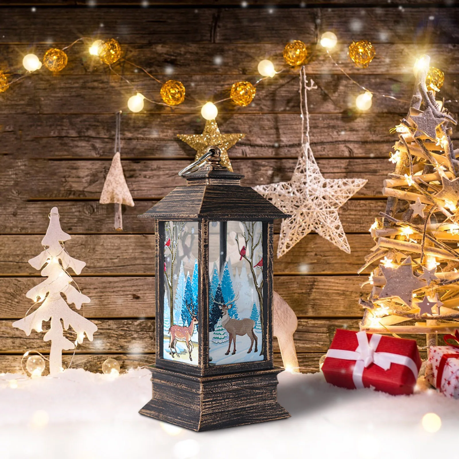 Рождественские украшения для дома Светодиодная свеча светильник Чи