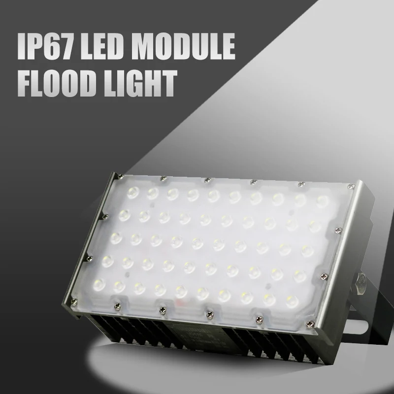 

LED module floodlight, IP67 waterproof and dustproof, 50W spotlight outdoor landscape lighting