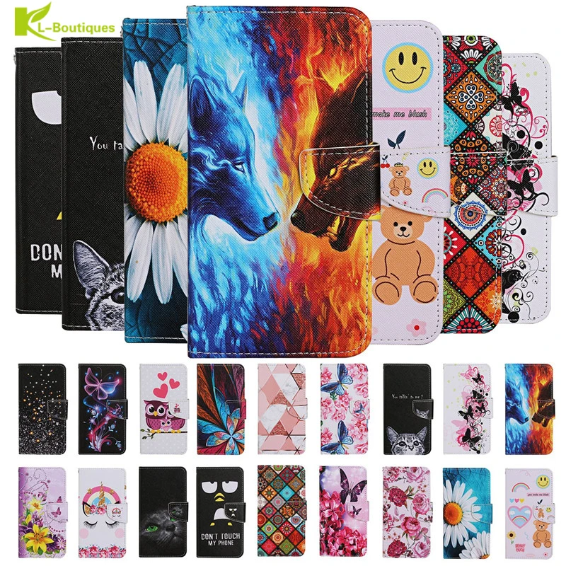 

Honor 7A DUA-L22 Case Leather Flip Case on For Coque Huawei Honor 7A Cover 5.45" Wallet Cover Honor 7A Russian Version Covers