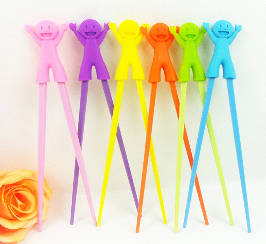 5 шт./компл. милые обучающие палочки для еды с героями мультфильмов детские