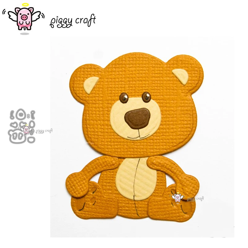 

Металлические Вырубные штампы, форма для вырезания животных, медведь, украшение для скрапбукинга, бумаги, рукоделия, ножа, форма, лезвие, пер...