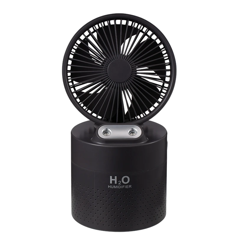 Satılık Kişisel Hava Nemlendirici Fan, USB çift Sprey Taşınabilir 1000ML Büyük Kapasiteli Nemlendirme Ayarlanabilir Püskürtücü