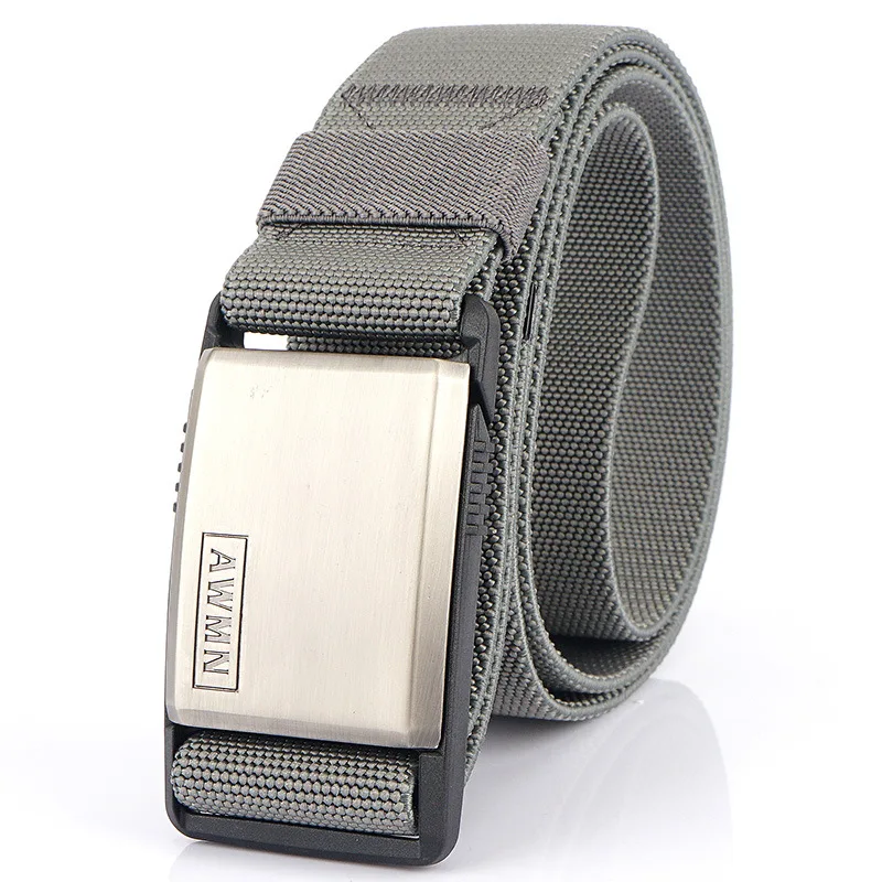 

2021 new metal nylon magnetic buckle fashion versatile leisure men's belt belts for women belt belt for men