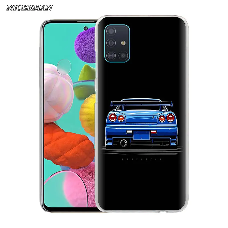 Спортивный чехол для телефона jdm drift Жесткий Чехол Samsung Galaxy M10s M20 M30s M40 M11 M21 M31 M51 A7 A9