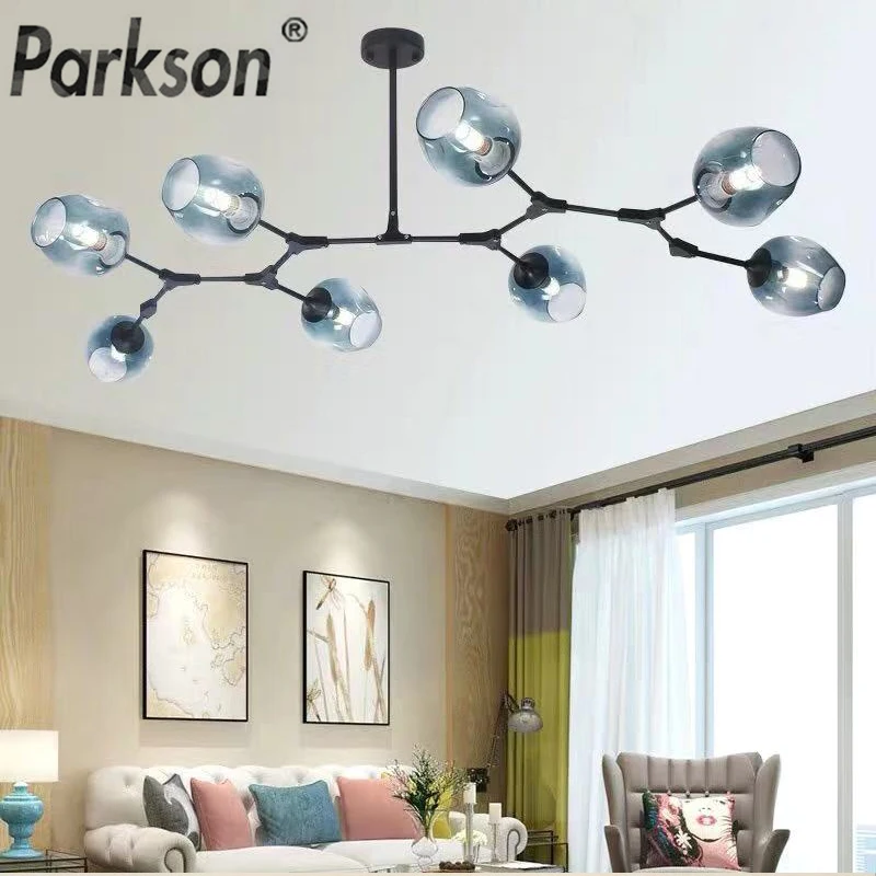 Nordic Vintage Chandelier Industrial Hanging lamp For Loft Dining Kitchen Stair Suspension Luminaire Modern Lighting | Освещение