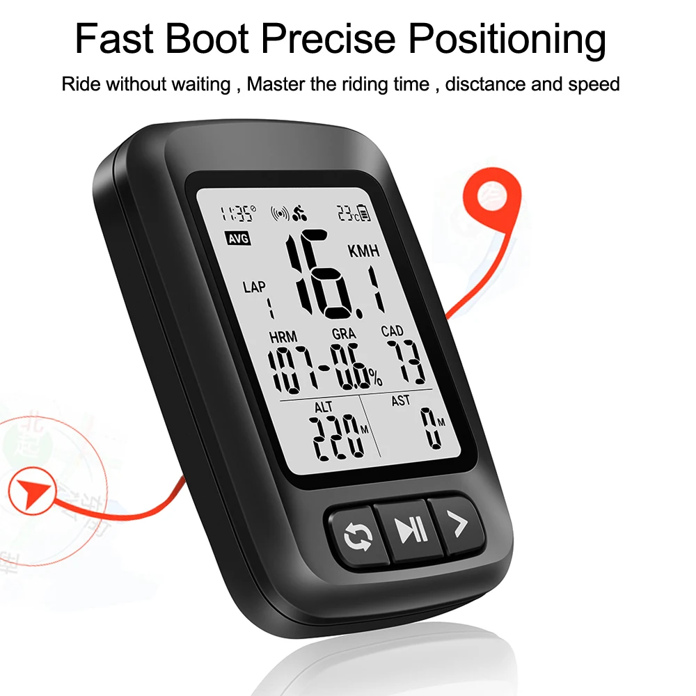 Bike Computer With XOSS APP Wireless GPS Bicycle Speedometer Waterproof N20S Road Cycling Computer G Plus Garmin Strava Byton