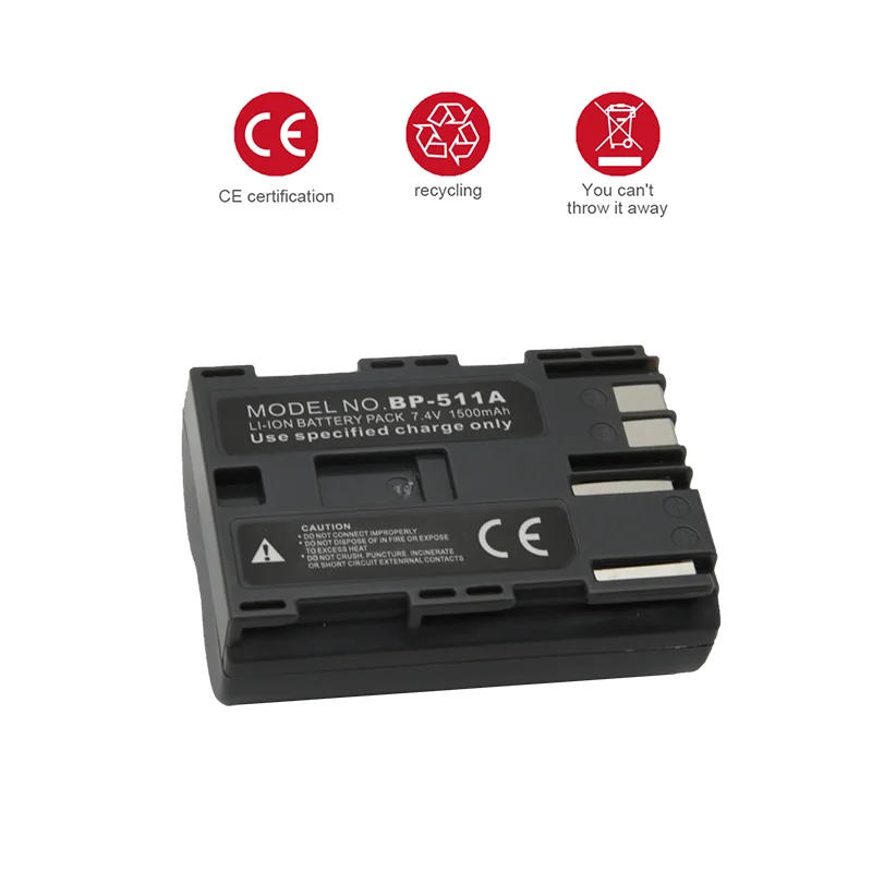 EPHESTION BP-511A BP511 BP511A для Canon G6 G5 G3 G2 G1 EOS 300D 50D 40D 30D 20D 5D MV300i цифровой Камера высокое Ёмкость