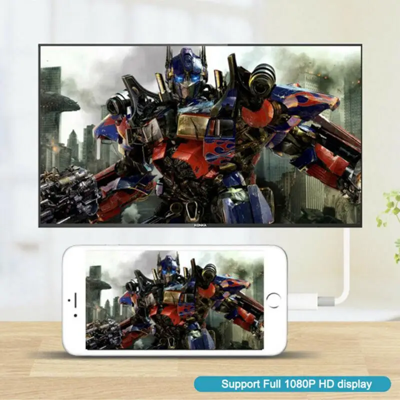 LHMZNIY 1080P HDMI кабель для освещения папа цифровой конвертер Женский HD AV Кабель