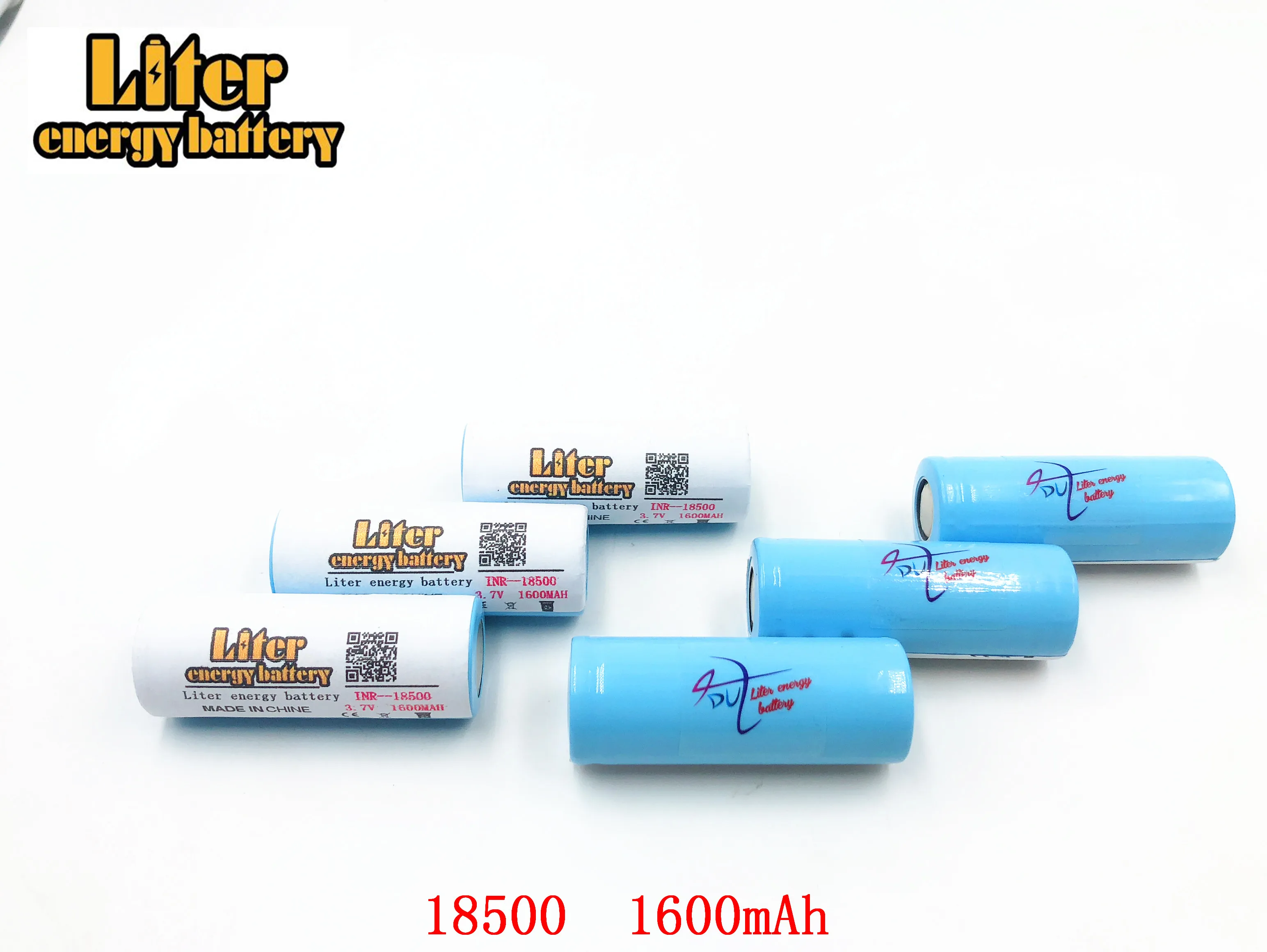 

2pcs/lot 18500 Batteries 18490 Real 1600mAh Li-ion Lithium 3.7V Rechargeable FlashLight Torch Battery Power Bank LED Energy