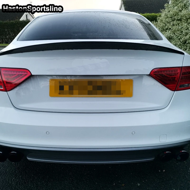 Для Audi S5 2Door HK Style спойлер для заднего багажника из углеродного волокна