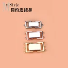 Аксессуары для браслетов, квадратная пряжка, 1 ряд, 2 ряда, 3 ряда, застежка, соединительная Пряжка, ручное плетение, самодельные Украшения, Аксессуары мА