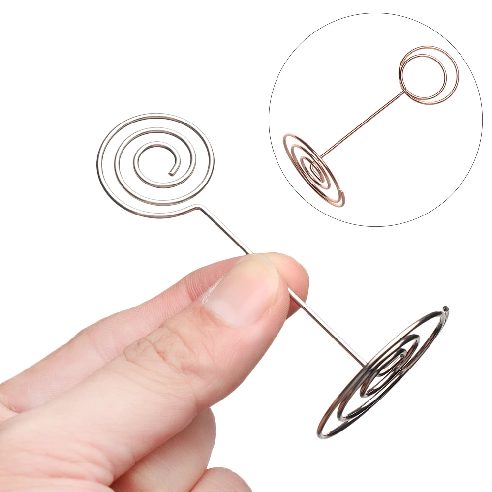 Металлический держатель для карт романтическая подставка фотографий с