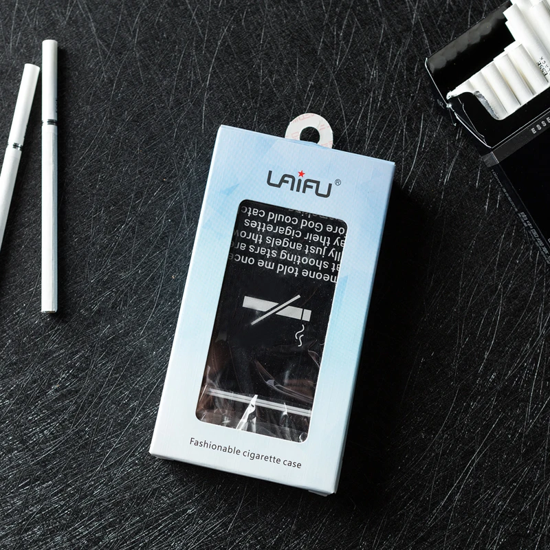 Женский футляр для сигарет чехол цитаты подарок женщин тонкий 20 Sticks алюминиевый