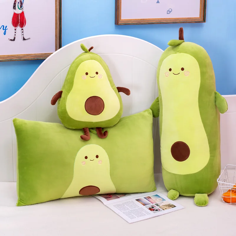 Авокадо набор еды Прямая продажа с фабрики вниз хлопок фрукты подушка кровать