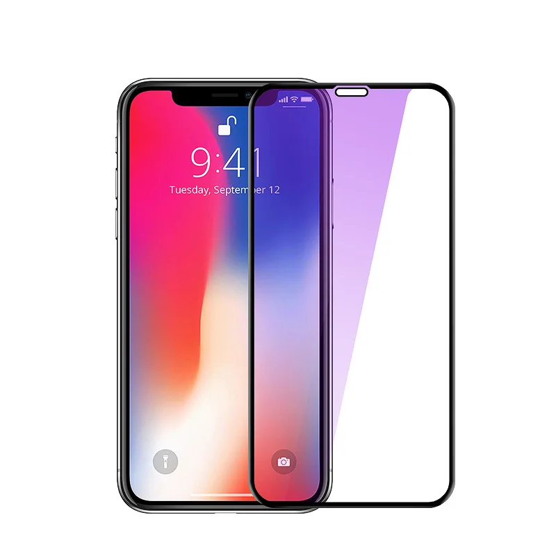Закаленное стекло Lantro JS 6D полноэкранная Защитная пленка для iPhone X Xr Xs Max 8 8plus 7 7plus 6S