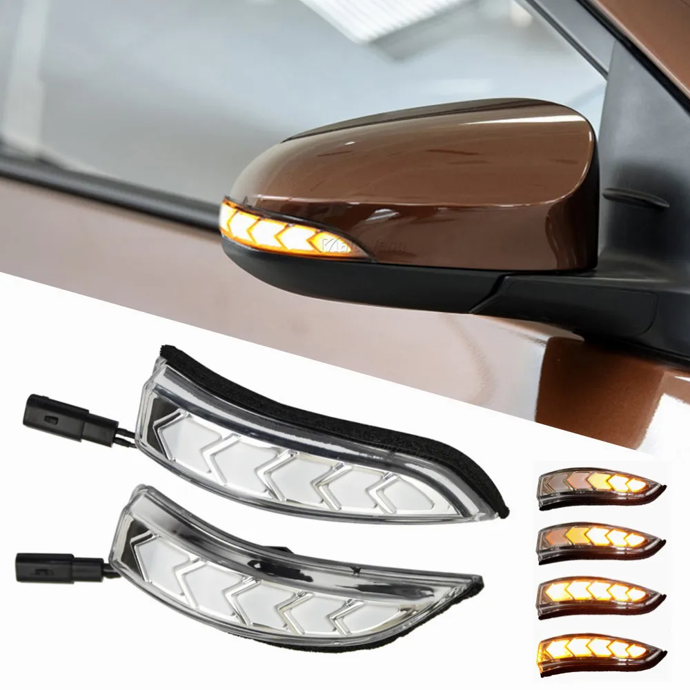 2 шт. светодиодный поворотник боковые зеркала светильник для Toyota Camry Corolla Prius C Venza