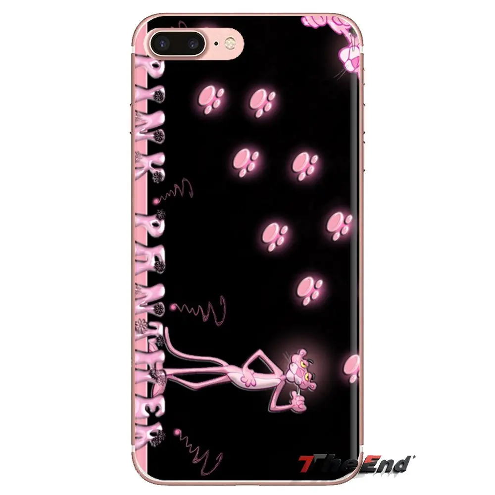 For Huawei Honor 7X V10 6C V9 6A Play 9 Mate 10 Pro Y7 Y5 P8 P10 Lite Plus GR5 2017 Pink Panther Transparent Soft Cases Covers |