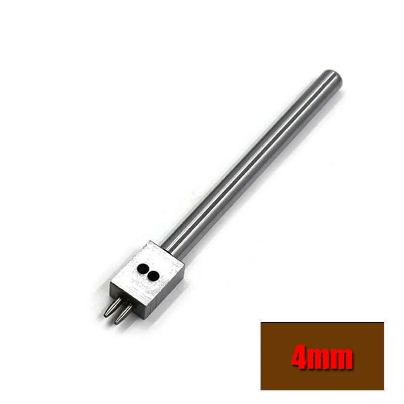 RX103-4mm-2hole 4, 5, 6, 8 мм расстояние кожаных Дырокол DIY ручной Перфорированный Круглый прошивка Дырокол Инструменты дырокол кожа Пробивной инструмент 2/4/6/отверстие - Цвет: RX103-4mm-2hole