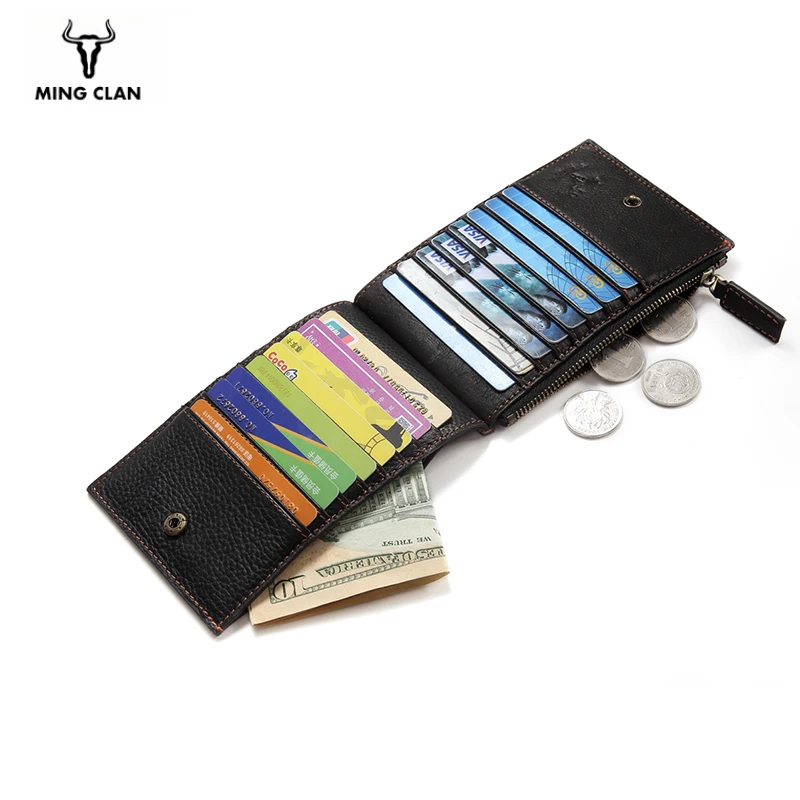 Модные женские кошельки из натуральной кожи с радиочастотной идентификацией