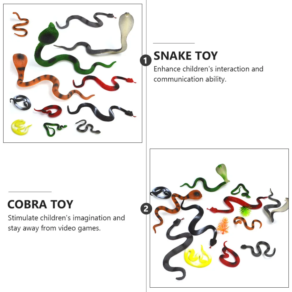 

1 Set Tricky Snake Prank Simulation Snake Model Wildlife