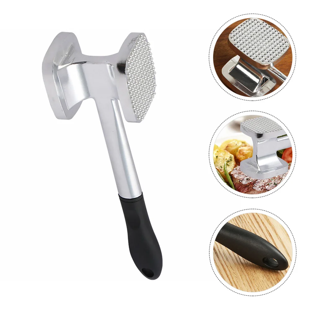 

Meat Tenderizer Mallet Aluminum Alloy Beef Hammer Double-sided Meat Hammer