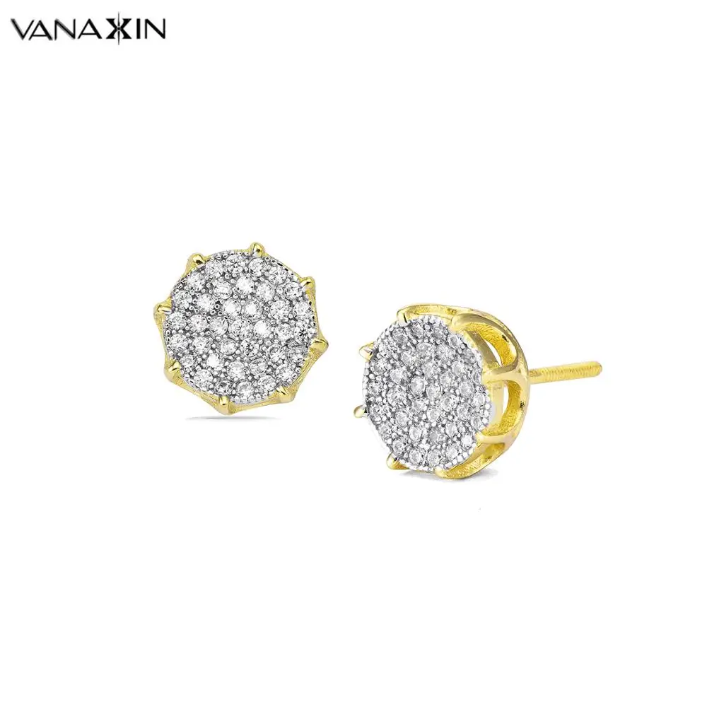 Женские серьги гвоздики из стерлингового серебра 925 пробы