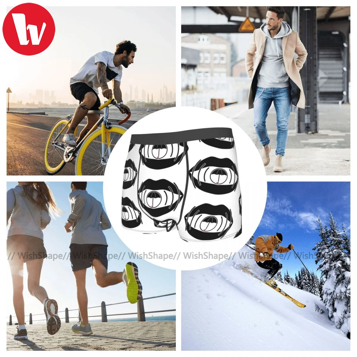 

Umbrella Academy Underwear Hot Polyester Classic Trunk Boy Sublimation Print Boxer Brief