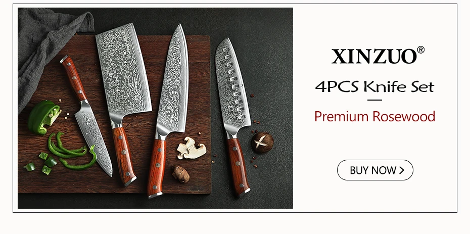 XINZUO 8 дюймов нож для мясника, шеф-повара, японский VG10, дамасская сталь, Pakka, деревянная ручка, новинка, профессиональные кухонные ножи, нож для мяса