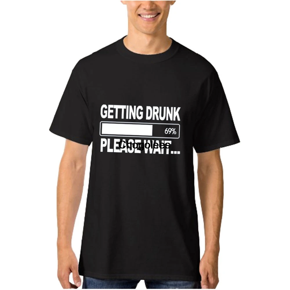 Коллекция 2016 года футболки забавная Мужская футболка с рисунком пива и оленя