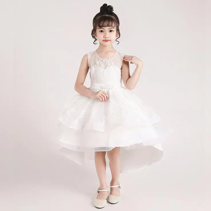 Новогодняя одежда кружевное платье для девочек рождественской вечеринки костюм