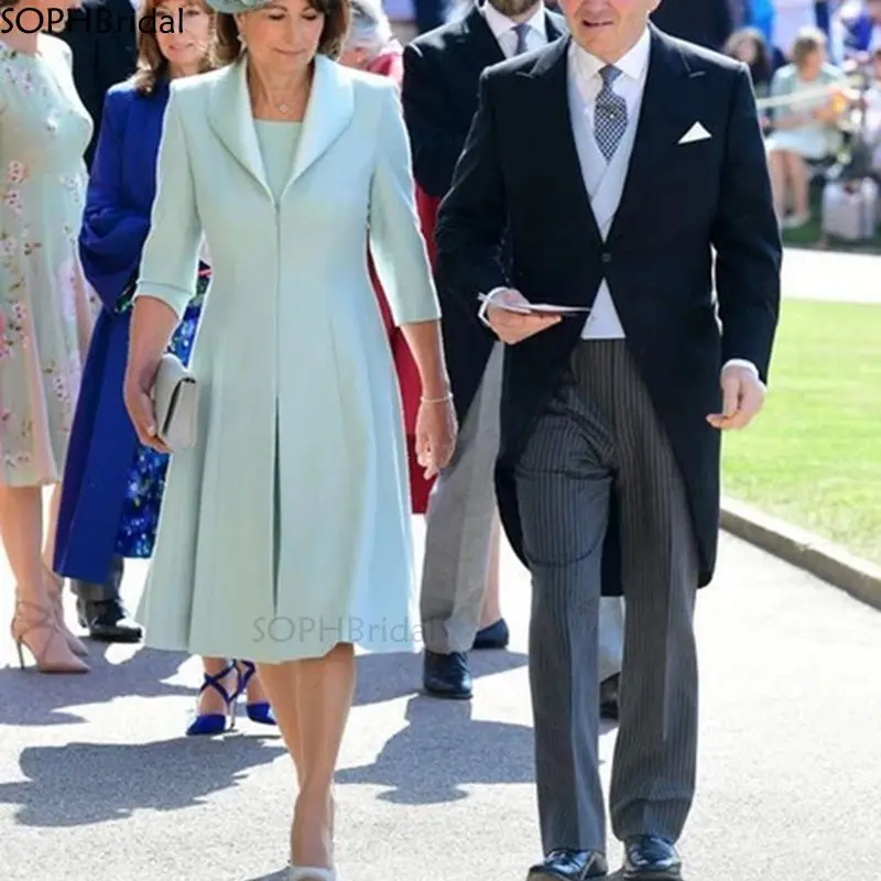 

Новое поступление короткое платье для матери невесты платье 2021 оболочка куртка костюм для жениха платья для мам платье партии de Mariage