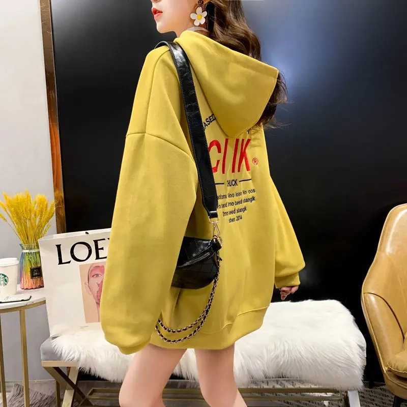 

Cotton embroidery hooded vests women tide ins spring and autumn 2021 new fashionable foreign style design large size jacket