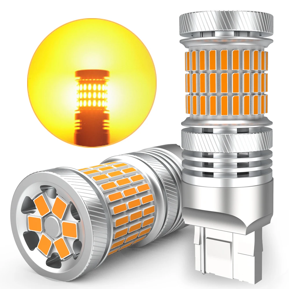 

Комплект светодиодных ламп T20 7440 W21W W21/5W WY21W, T25 3156 p27/7w BA15S P21W BAU15S, Автомобильные стоп-сигналы, фонари заднего хода, указатели поворота, светильн...