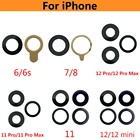 Новый стеклянный объектив 20 шт.лот для Iphone 6 6S 7 8 Plus X XR XS Max 11 12 13 Pro задняя камера стеклянная крышка объектива с клеем