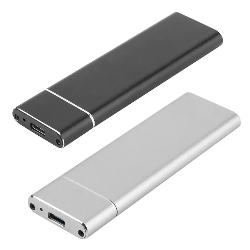 USB3.1 HDD Enclosure M.2 to USB SSD Hard Disk Drive Case Type C 3.1 to (B+M key)/B key Connector 2242/2260/2280 M2 SATA SSD