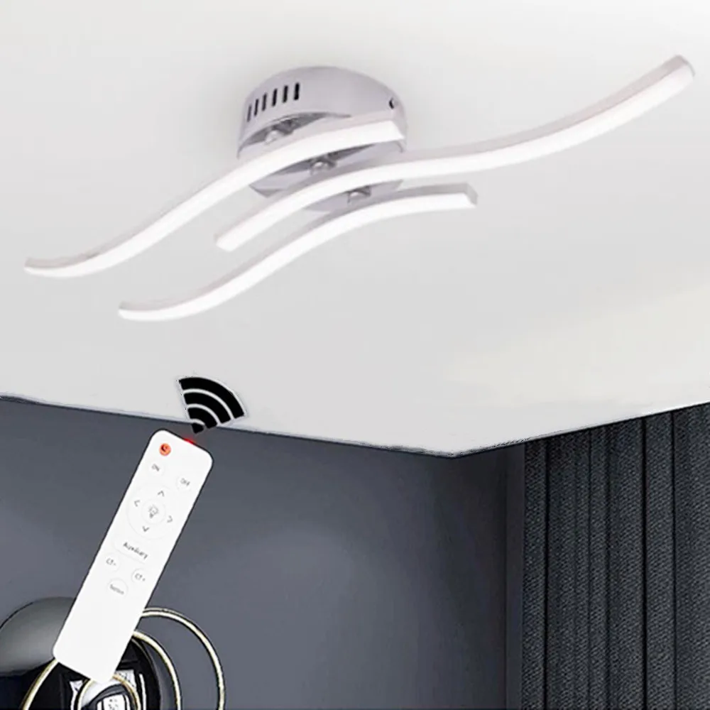 $17.85 Modern LED Ceiling Lights Dimmable With Remote 12W 18W 24W Bedroom Ceiling Lamp for Living room Home Indoor Lighting AC85-265V