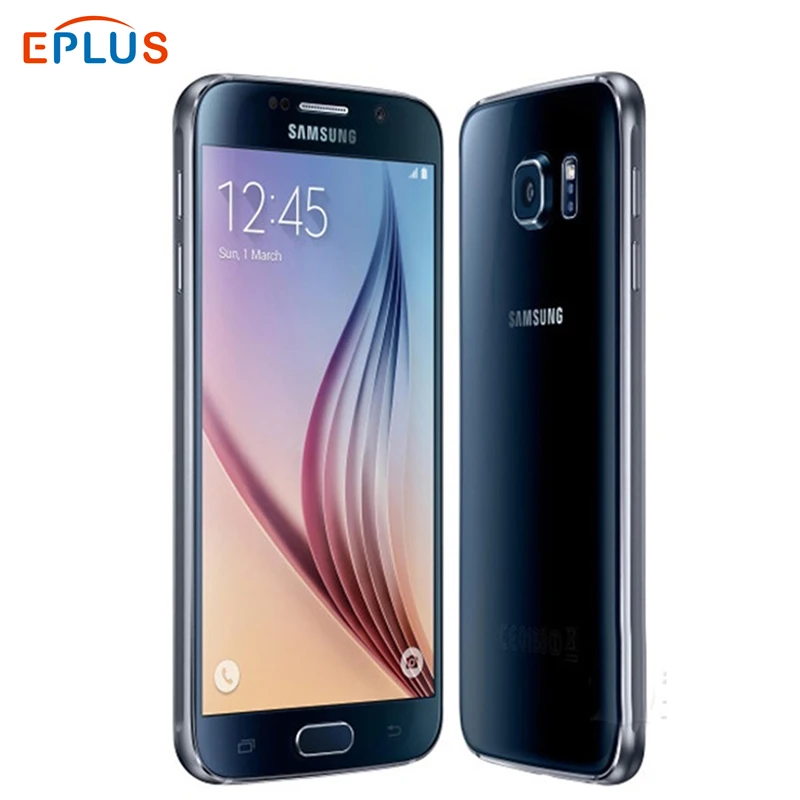 ЕС Версия samsung Galaxy S6 G920F 3 ГБ 32 ГБ мобильный телефон Exynos 7420 5," NFC 16MP отпечаток пальца 4G LTE телефон