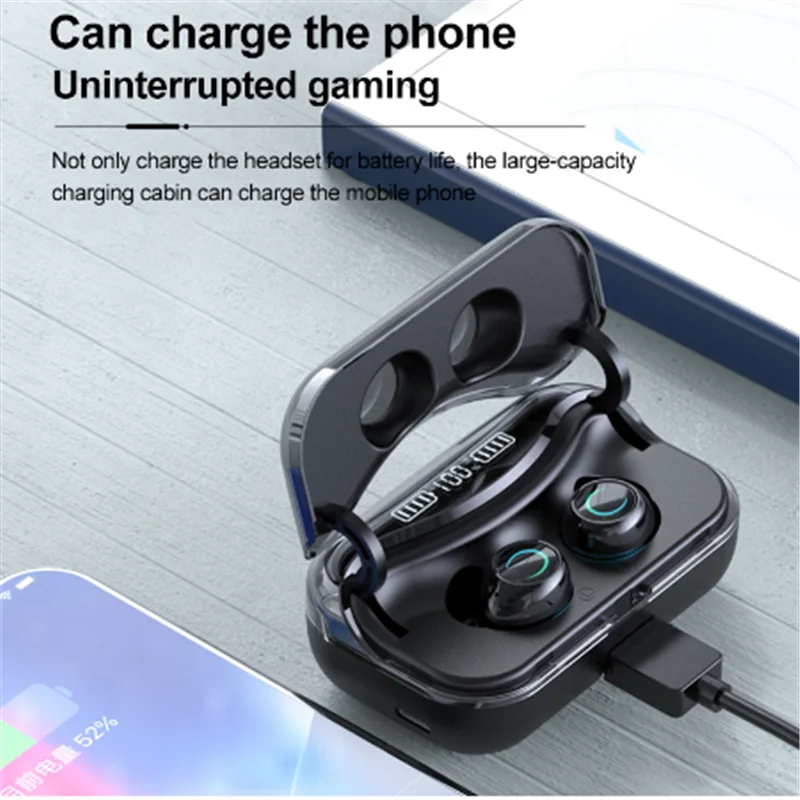 G08 Bluetooth HiFi IPX7 водонепроницаемые спортивные наушники с сенсорным управлением