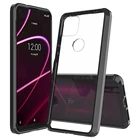 Прозрачный Акриловый чехол-бампер для TCL T-Mobile Revvl 4 V Plus 5G 20S 20L 20 Pro 10L, гибридная Мягкая силиконовая прозрачная задняя крышка из ТПУ