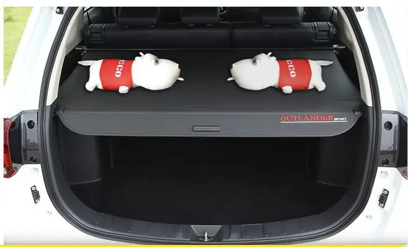 Для Mitsubishi Outlander 2013- специальный резервный ящик после телескопического занавеса покрытие Материал для палатки космические автомобильные аксессуары